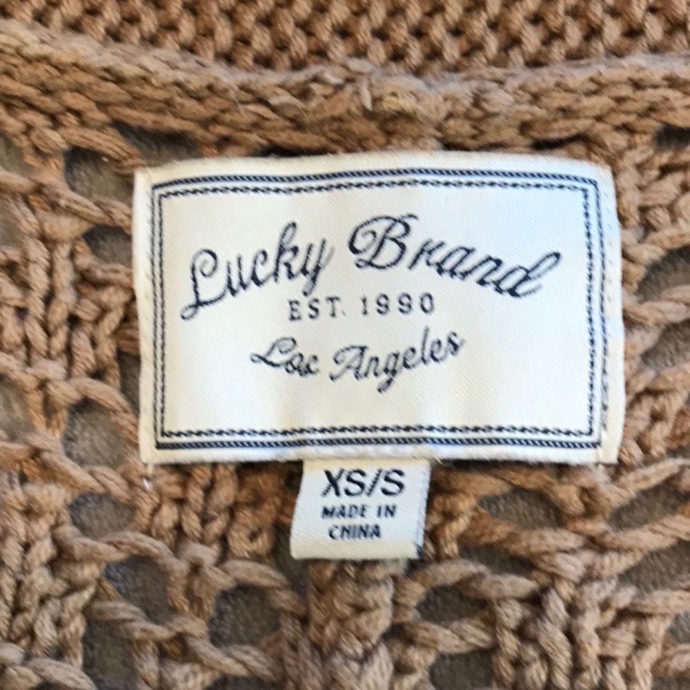 LUCKY BRAND Crochet Cardigan - Picture 2 of 6